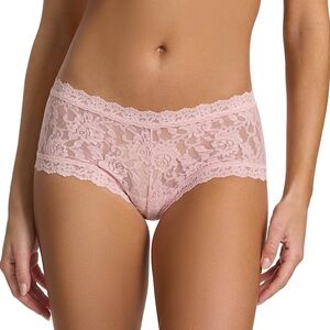 NWT Hanky Panky Signature Lace Boy Short 4812 Atlantic Blue L